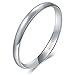 Algopix Similar Product 6 - BORUO 925 Sterling Silver Ring 14K