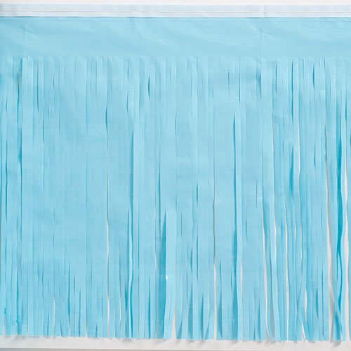 Algopix Similar Product 18 - Light Blue Vinyl Fringe Parade Material