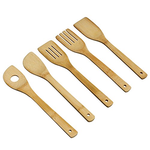 Algopix Similar Product 14 - FURINNO Dapur Bamboo Cooking Utensils 5