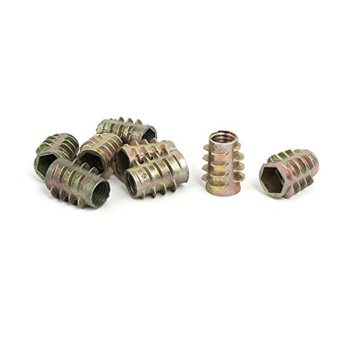 Algopix Similar Product 4 - uxcell M7x8mmx18mm Hex Socket Insert