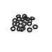 Algopix Similar Product 15 - uxcell Rubber Flat Washers 18mm OD 8mm