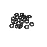 Algopix Similar Product 20 - uxcell Rubber Flat Washers 18mm OD 8mm