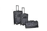 Algopix Similar Product 6 - 3PC Luggage Travel Bag Trolley Suitcase