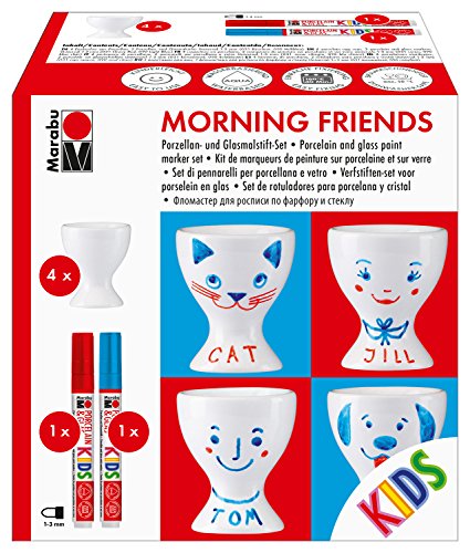 Algopix Similar Product 1 - Marabu Porcelain Morning Friends Egg