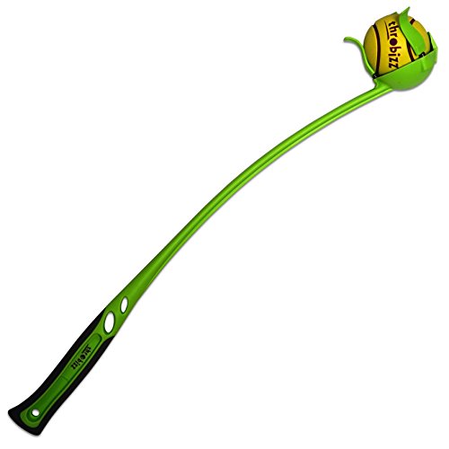 Algopix Similar Product 6 - Spunky Pup ThroBizz Thrower with Ball
