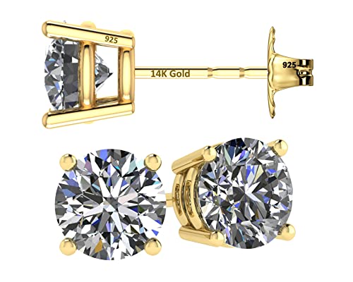 Algopix Similar Product 12 - Central Diamond Center 14K Solid Gold