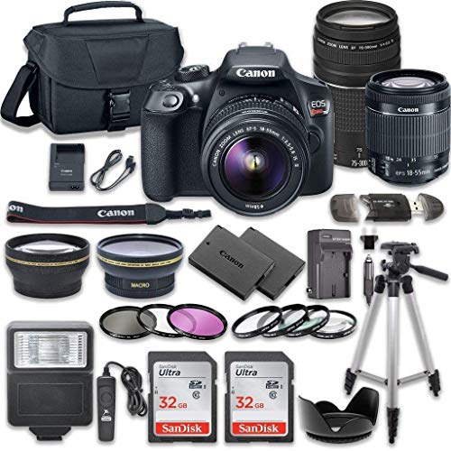Algopix Similar Product 14 - Canon EOS Rebel T6 DSLR Camera Bundle