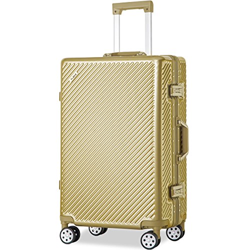 Algopix Similar Product 2 - Flieks Aluminum Frame HardShell Luggage