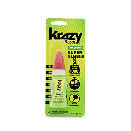 Algopix Similar Product 15 - Krazy Glue Max Bond Gel EZ Squeeze 4 g