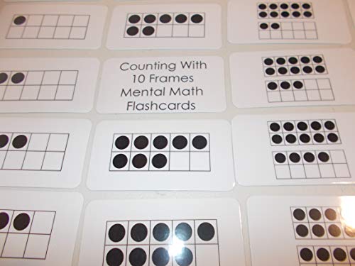 Algopix Similar Product 8 - 20 Ten Frame Laminated Flashcards