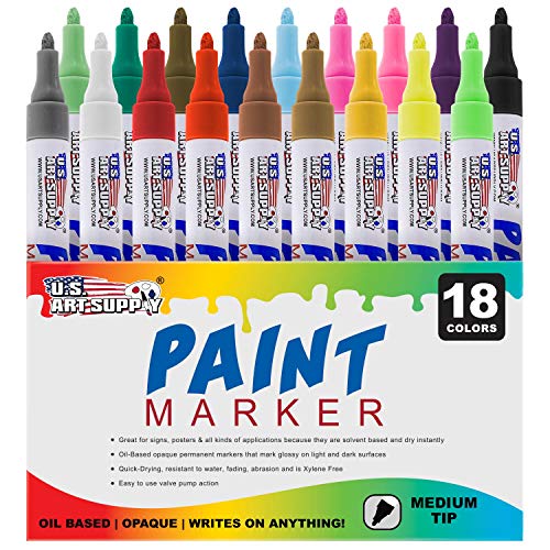 Algopix Similar Product 3 - US Art Supply 18 Color Set of Medium