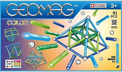 Algopix Similar Product 3 - Geomag  COLOR  91Piece Magnetic