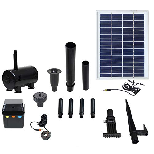 Algopix Similar Product 11 - Sunnydaze 132 GPH Outdoor Solar Pump