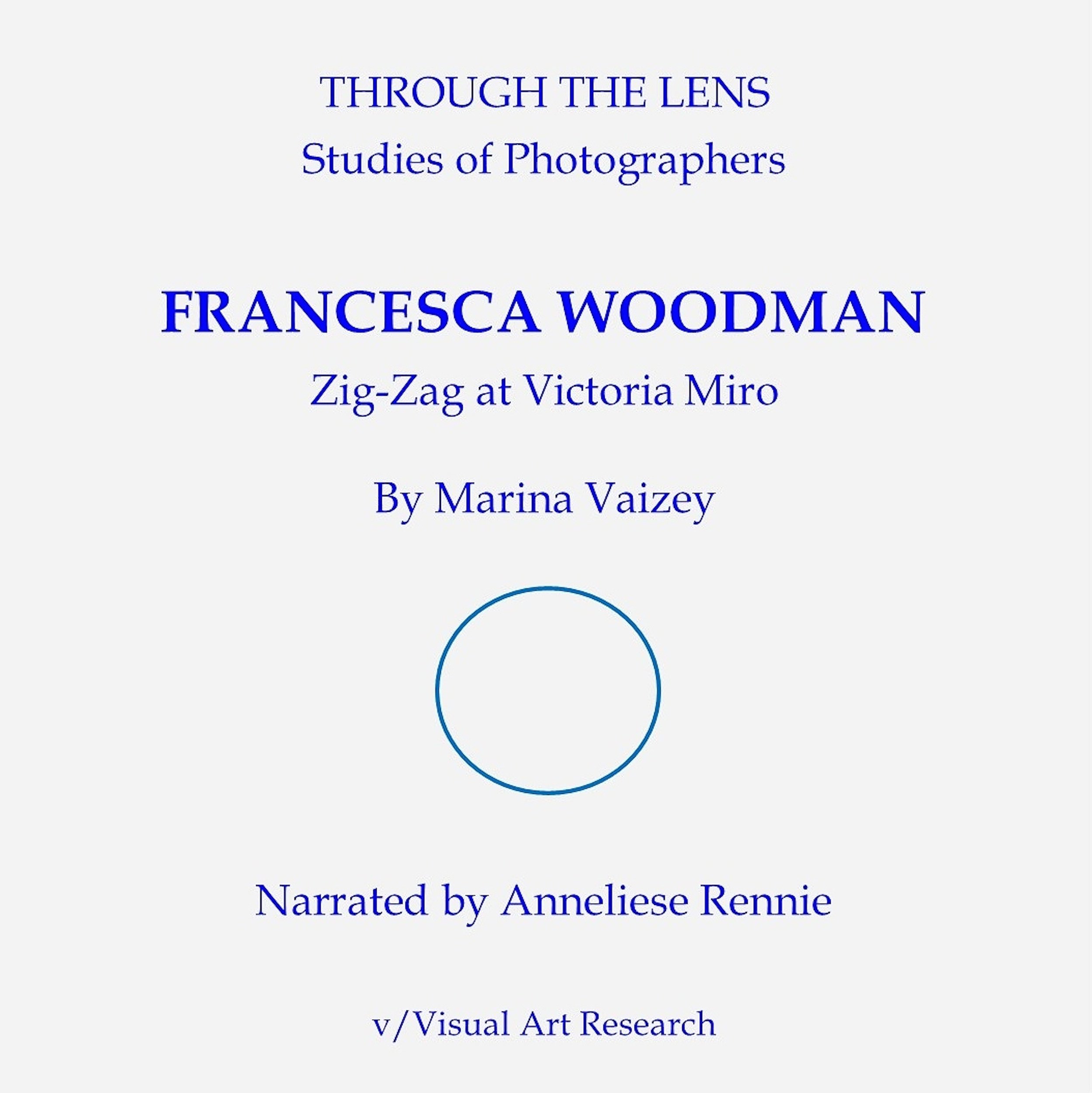 Algopix Similar Product 17 - Francesca Woodman Zig Zag Through the