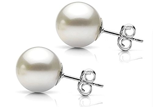 Algopix Similar Product 19 - 14k Akoya Cultured Pearl Earrings for