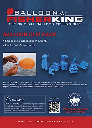 Algopix Similar Product 18 - Balloon Fisher King - Balloon Clip Pack