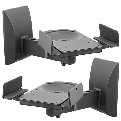 Algopix Similar Product 8 - MountIt Bookshelf Speaker Wall Mount