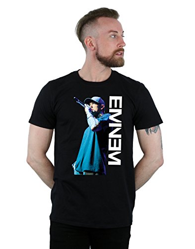 Algopix Similar Product 7 - Eminem Mens Mic Pose TShirt XXXLarge