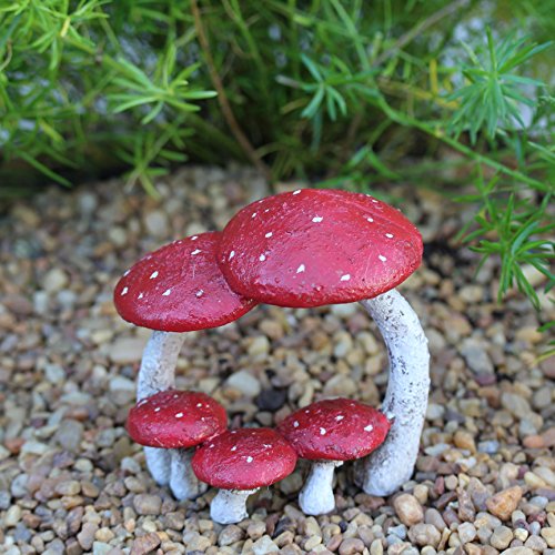 Algopix Similar Product 6 - Miniature Fairy Garden Mushroom Arbor