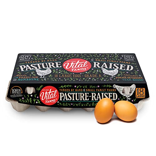 Algopix Similar Product 14 - Vital Farms 18 PastureRaised Eggs