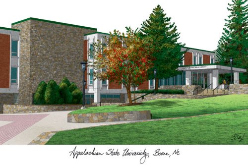 Algopix Similar Product 3 - Campus Images NC998 Appalachian State