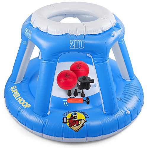 Algopix Similar Product 16 - Inflatable Basketball Hoop for Water