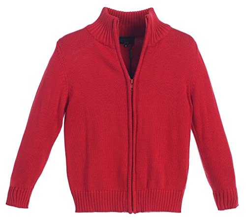 Algopix Similar Product 12 - Gioberti Boys Knitted Full Zip 100