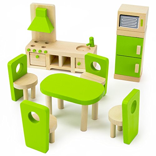 Algopix Similar Product 7 - Wooden Dollhouse FurnitureMade of Safe