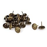 Algopix Similar Product 3 - uxcell 16mm Dia Daisy Upholstery Nail