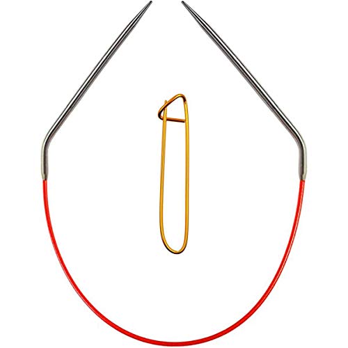 Algopix Similar Product 10 - ChiaoGoo Knitting Needles Red Circular