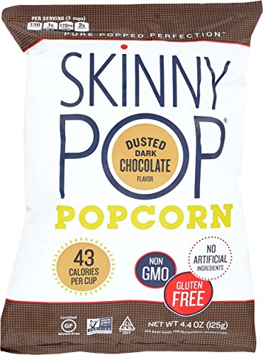 Algopix Similar Product 4 - SkinnyPop Dusted Dark Chocolate