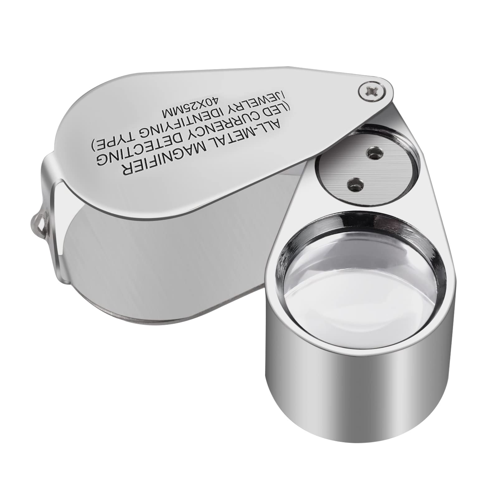Algopix Similar Product 7 - 40X Full Metal Illuminated Jewelry Loop