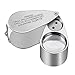 Algopix Similar Product 2 - 40X Full Metal Illuminated Jewelry Loop