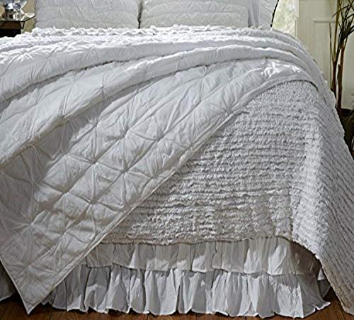 Algopix Similar Product 3 - Be-You-tiful Home Ash Twin Quilt, White
