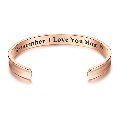 Algopix Similar Product 9 - Milamiya Remember I Love You Mom Cuff