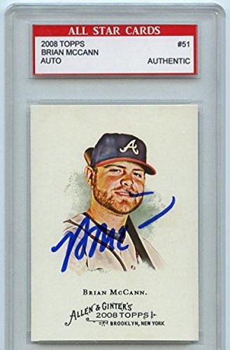 Algopix Similar Product 8 - Brian Mccann 2008 Allen  Ginter All