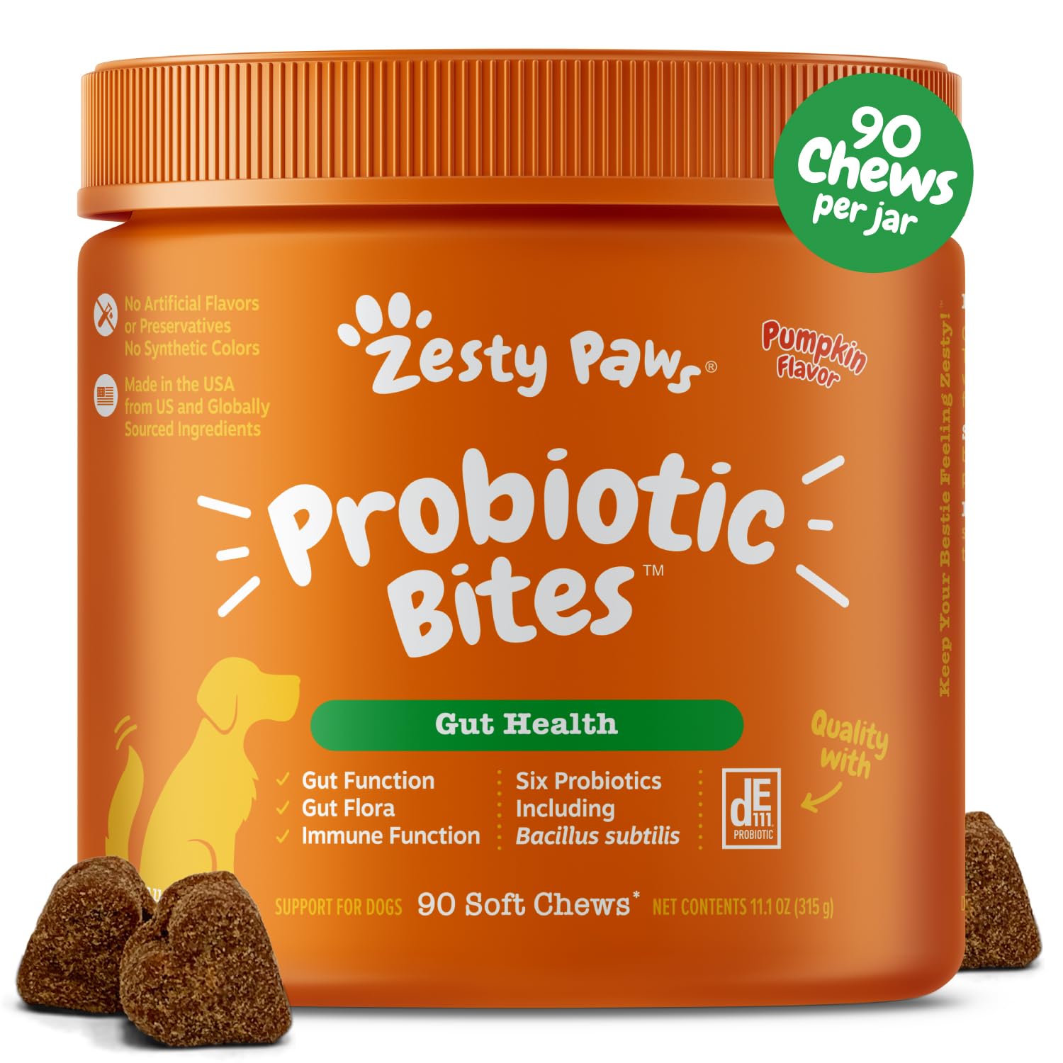 Algopix Similar Product 1 - Zesty Paws Probiotics for Dogs 
