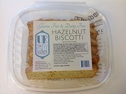 Algopix Similar Product 10 - UR SWEET MADNESS Hazelnut Biscotti, 5 OZ