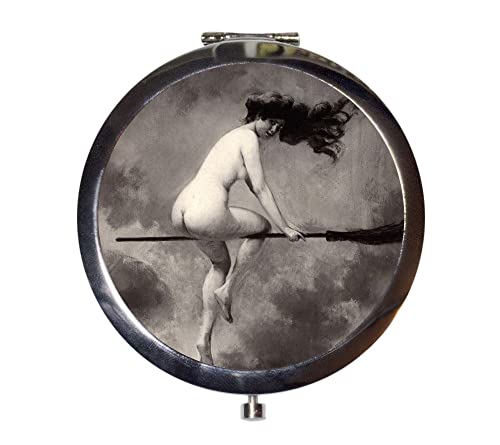 Algopix Similar Product 10 - Victorian Witch Compact Mirror Risque
