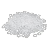 Algopix Similar Product 19 - uxcell Plastic Flat Washers 10mm OD 4mm