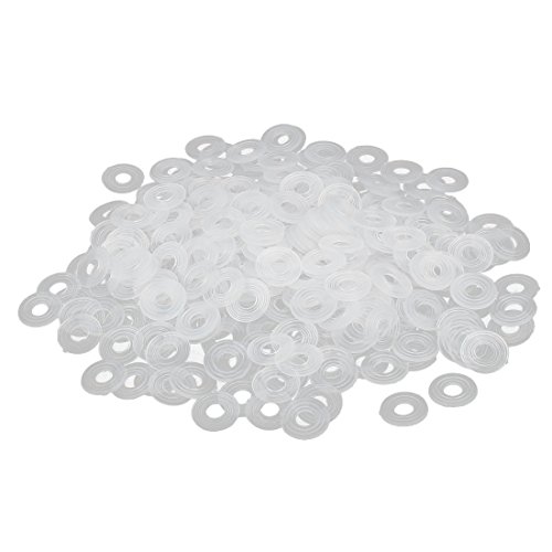 Algopix Similar Product 18 - uxcell Plastic Flat Washers 10mm OD 4mm