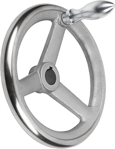 Algopix Similar Product 4 - Rocker Hand Wheel with Nut Grey Small