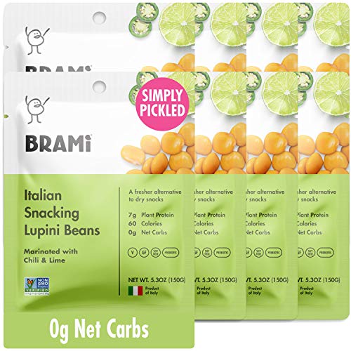 Algopix Similar Product 3 - BRAMI Lupini Beans Snack Chili Lime