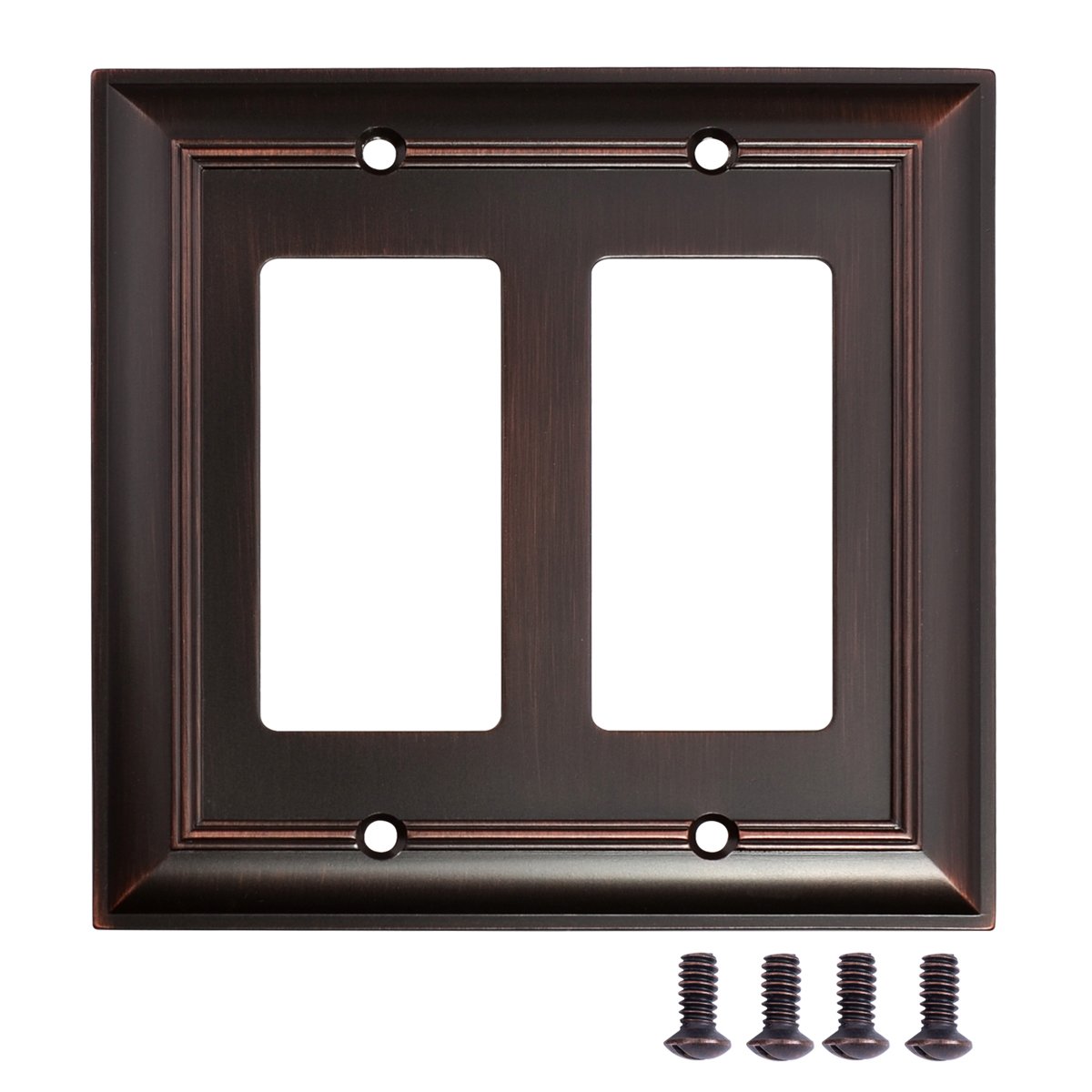 Algopix Similar Product 18 - Amazon Basics Double Gang Light Switch