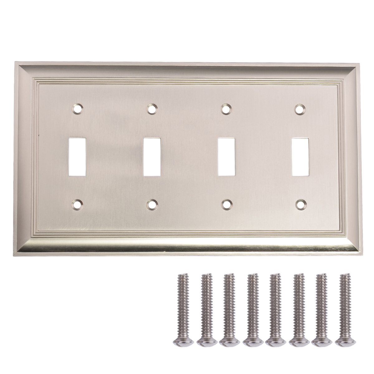 Algopix Similar Product 10 - Amazon Basics Quadruple Toggle Light