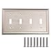 Algopix Similar Product 1 - Amazon Basics Quadruple Toggle Light