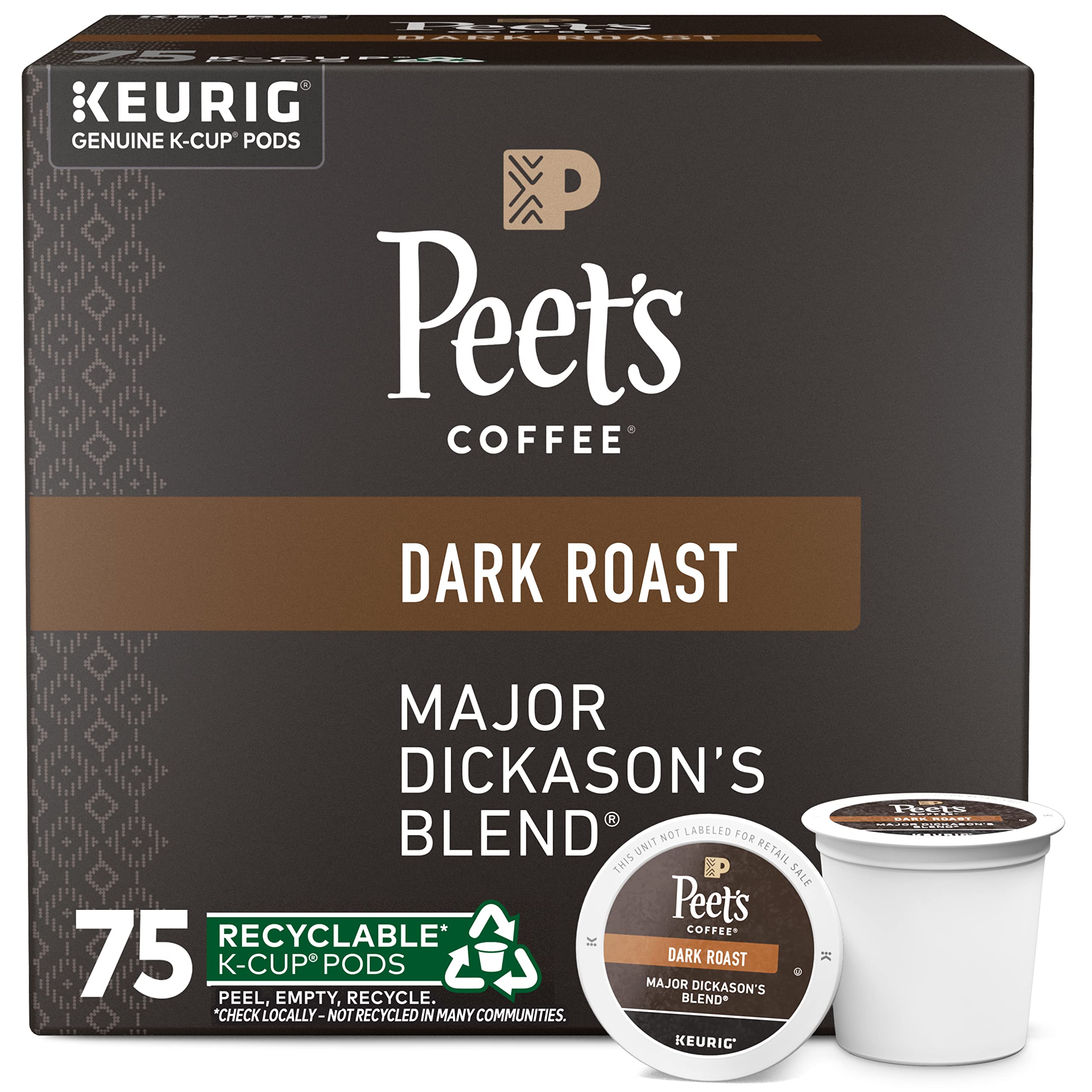 Algopix Similar Product 16 - Peets Coffee Dark Roast Keurig KCup