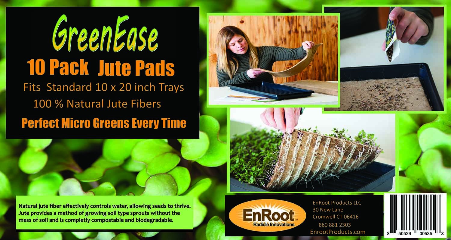 Algopix Similar Product 9 - GreenEase 10x20 Jute Microgreens