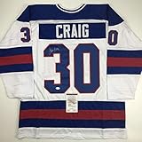 Algopix Similar Product 7 - AutographedSigned Jim Craig White Team