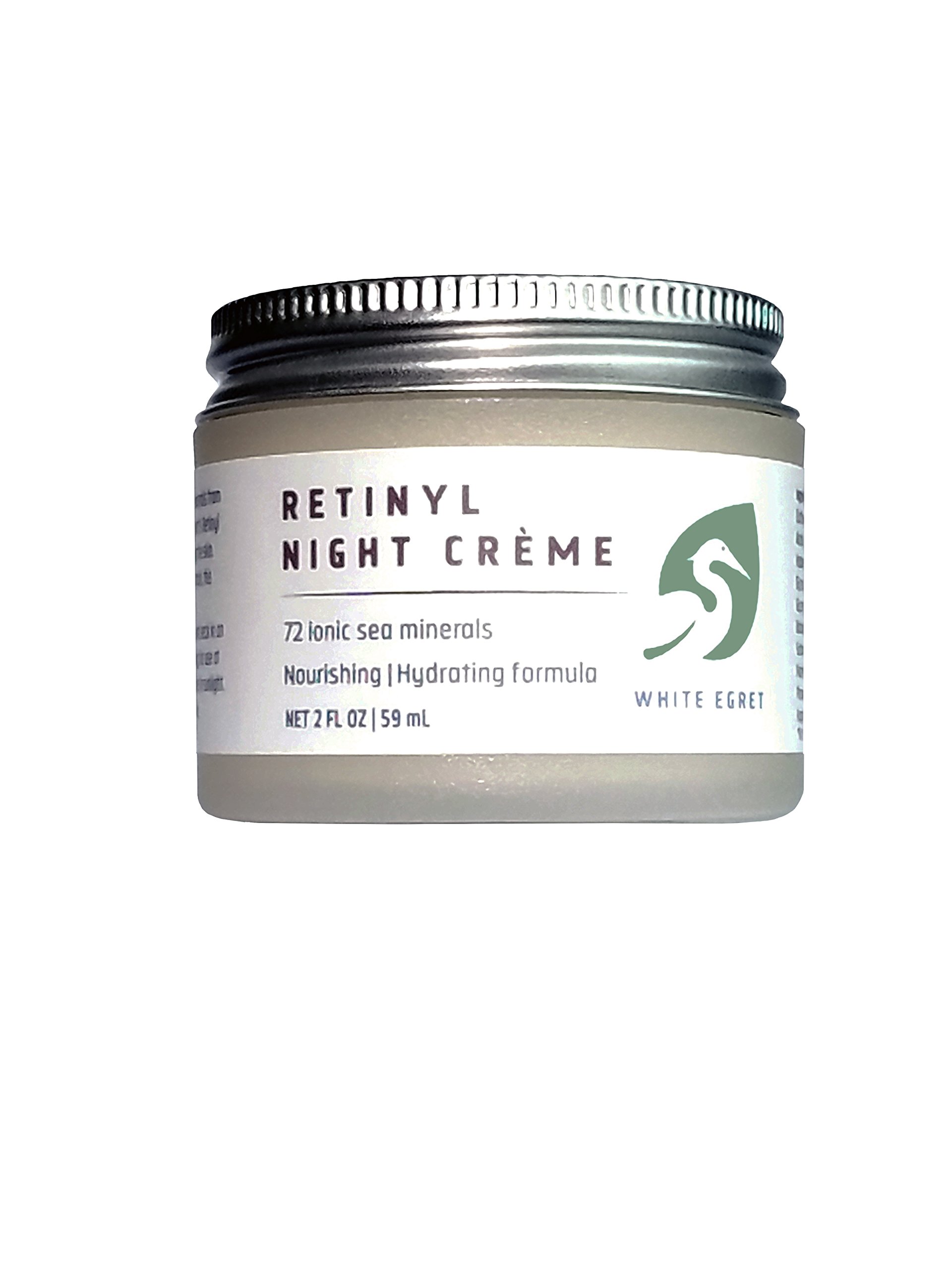 Algopix Similar Product 16 - White Egret Retinyl Night Creme with 72